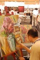 2009 Ｒevolution 藝術祭  藝術家 黃金川現場創作 作為慈善拍品