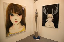  山本麻有美 Pink Lamb與門倉直子 親親女孩系列  Gallery Tsubaki 樁畫廊