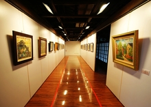 「蕭如松藝術園區」室內展覽空間一隅