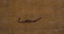 圖5，南宋．馬遠《寒江獨釣圖》，絹本設色，26.7×50.6㎝，東京國立博物館