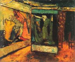 圖四:呂基正(1914- ) 《商店櫥窗》  1934 Oil on canvas, 50x65.4cm