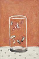 圖1 常玉，《八尾金魚》，1930-40年代，油畫畫布，73.5×50㎝ / 香港蘇富比，成交價6732萬港元