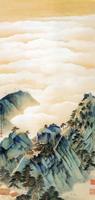 圖5 張大千，《華山雲海》，約1930年代，私人收藏。