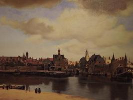 (圖一)  台夫特一景 View of Delft 1659-1660, 98.5*117.5