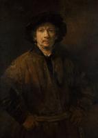 圖一  1652年，林布蘭特46歲的自畫像