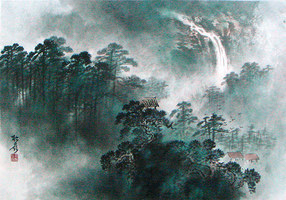 井松嶺2008新作 雨後的雲山